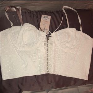 House of CB White corset